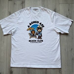 A Bathing Ape White T-Shirt
Size XL